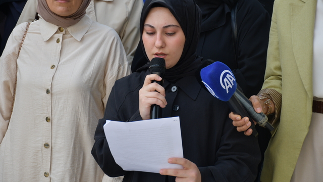 Bilecik'te şiddet olayları protesto edildi