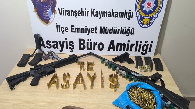 Şanlıurfa'da silah kaçakçılığı operasyonunda 2 zanlı yakalandı