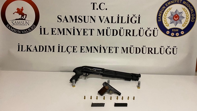 Samsun'da silah kaçakçılığı operasyonunda bir kişi yakalandı