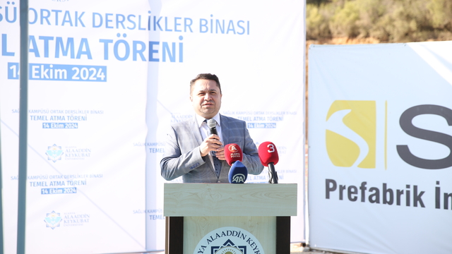 ALKÜ Sağlık Kampüsü Ortak Derslikler Binası Temel Atma Töreni yapıldı