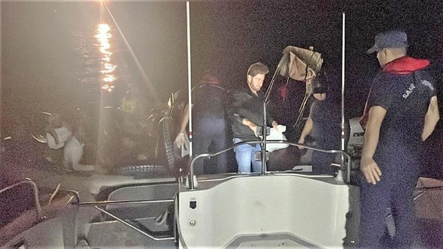 Bodrum'da İHA ve radarla tespit edilen 60 kaçak göçmen yakalandı