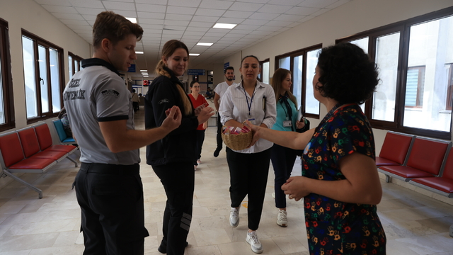 Edirne'de Dünya El Hijyeni Günü'nde sabun dağıtıldı