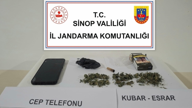 Sinop'ta uyuşturucu operasyonunda bir kişi yakalandı