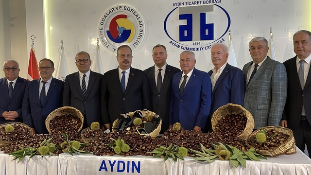 Aydın'da sezonun ilk kestaneleri kilogramı 500 liradan satıldı
