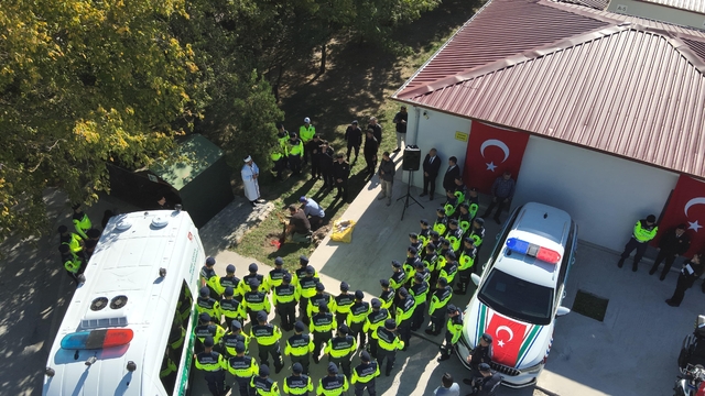 Edirne'de Jandarma Otoyol Komutanlığı ekipleri göreve başladı