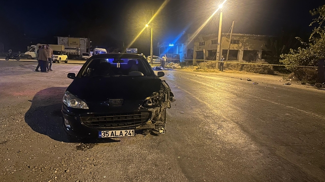 Aydın'da otomobille çarpışan motosikletteki sürücü öldü