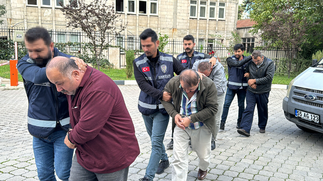 Samsun'da silah kaçakçılığı operasyonu kapsamında yakalanan 2 zanlı tutuklandı