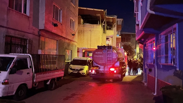 Bursa'da evde çıkan yangında felçli hasta ağır yaralandı