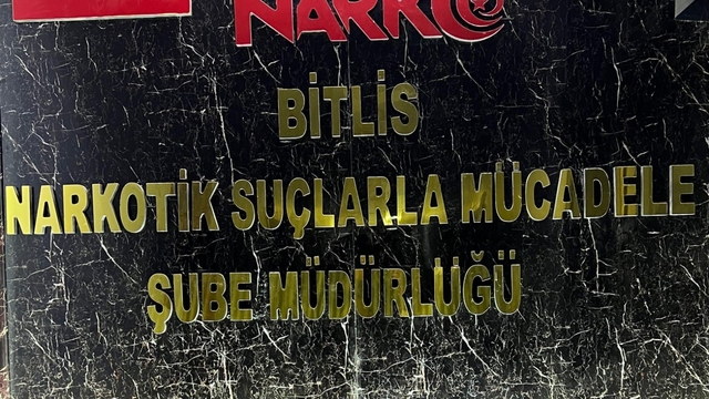 Bitlis'te uyuşturucu operasyonu: 2 tutuklama