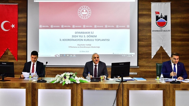 Diyarbakır'da İl Koordinasyon Kurulu Toplantısı yapıldı