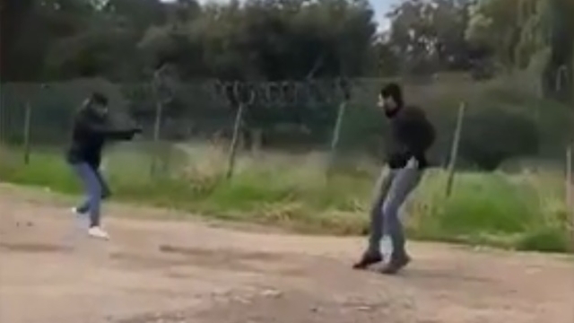 Silahlı saldırı düzenleyip, kaydetmişler