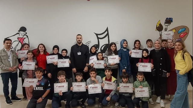 Çaykara'da mangala yarışması yapıldı