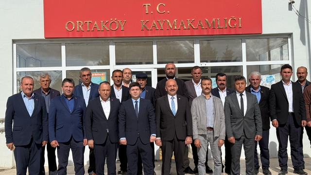 Ortaköy Kaymakamı Sağır, muhtarları kabul etti