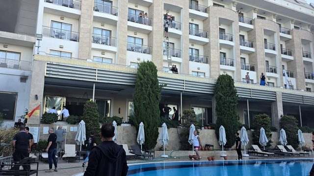 Antalya'da otelde yangın (2)- Yeniden