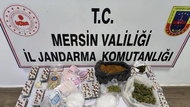 Mersin'de uyuşturucu operasyonunda yakalanan 2 zanlı tutuklandı