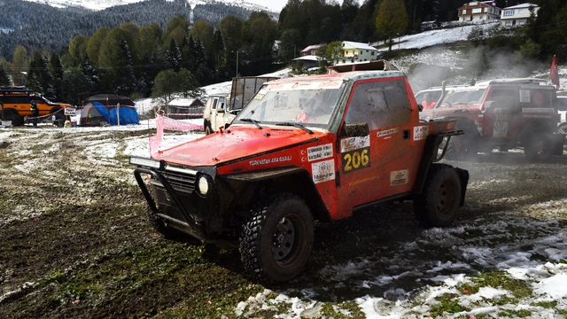 Trabzon'da Türkiye Off-Road Şampiyonası'nın 5. ayağında mukavemet etabı yapıldı