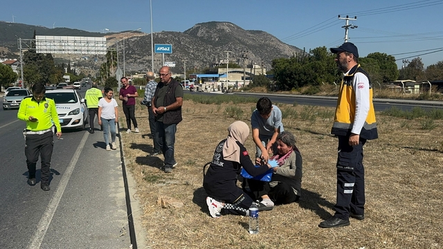 Söke'deki 2 ayrı kazada 1 kişi yaralandı