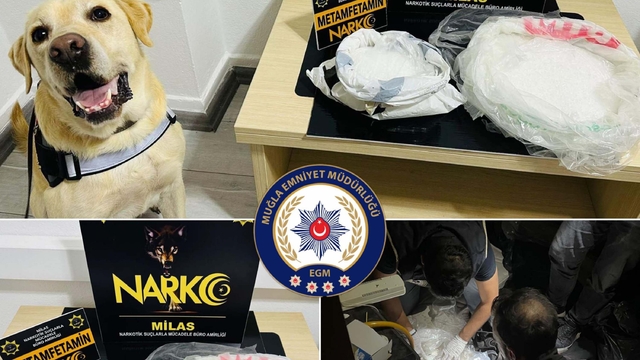 Milas'ta 'Çiko' ile düzenlenen uyuşturucu operasyonunda 4 gözaltı