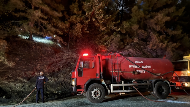 Alanya'da çıkan orman yangını kontrol altına alındı