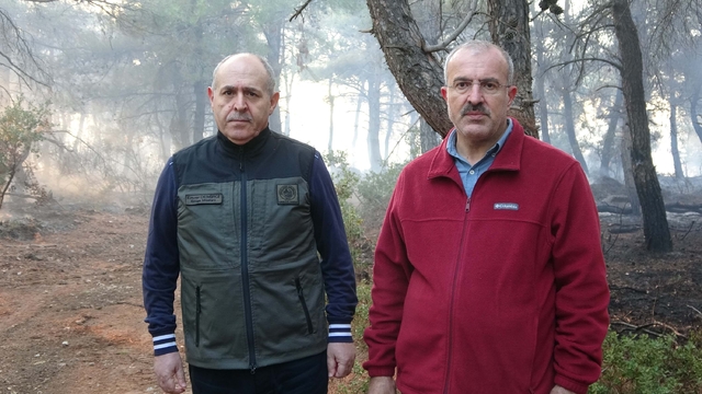 Çanakkale'de orman yangını (2)