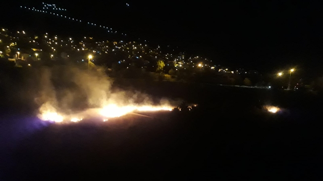 Adana'da otluk alanda çıkan yangın söndürüldü