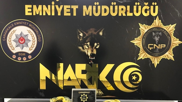 Çanakkale'de uyuşturucu operasyonunda 1 şüpheli tutuklandı