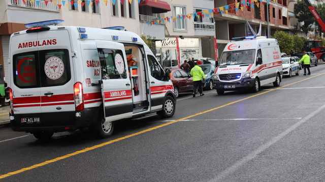 Ordu'da trafik kazasında 2 kişi yaralandı