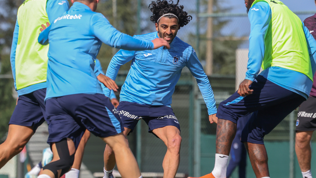Trabzonspor'da bir günlük iznin ardından Göztepe mesaisi yeniden başladı