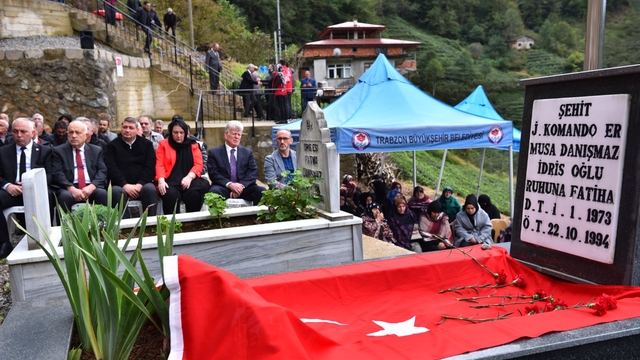 Şehit Jandarma Komando Er Musa Danışmaz mezarı başında anıldı