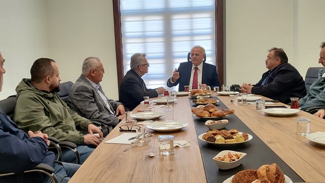Boyabat'ta Belediye Başkanı Kara basın mensuplarıyla buluştu