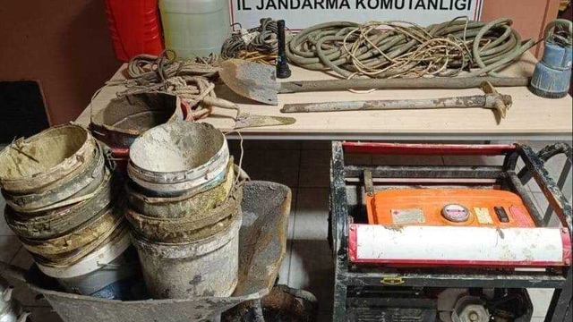Karabük'te kaçak kazı yapan 2 şüpheli yakalandı