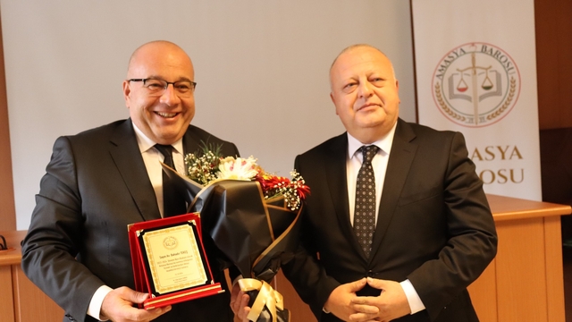 Amasya Barosu'nda devir teslim töreni yapıldı