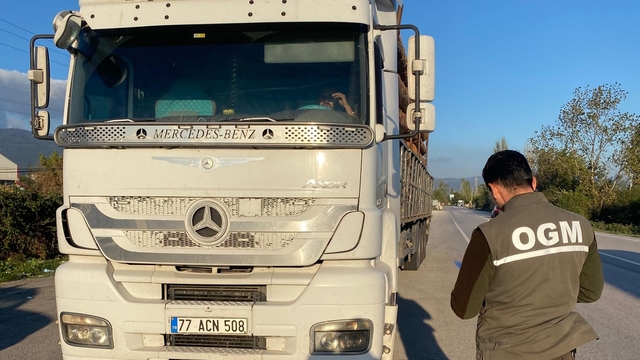 Bursa, Bilecik ve Yalova'da orman ürünleri taşıyan araçlar denetlendi