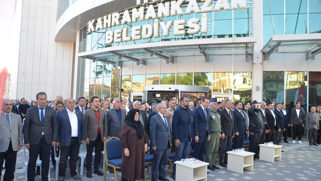 Kahramankazan'a "Kahraman" unvanı verilişinin 8. yılı kutlandı