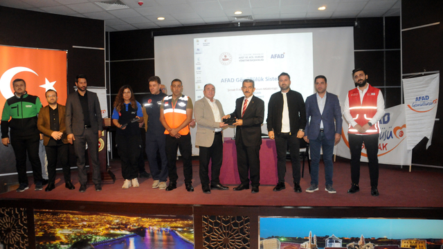 Şırnak'ta 75 destek AFAD gönüllüsüne sertifika verildi