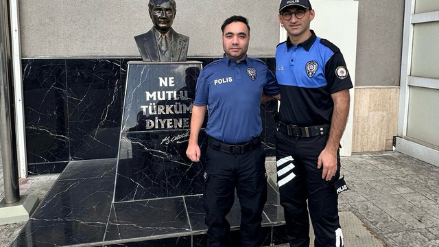 Çayırova'da engelli gencin polis olma hayali gerçekleşti