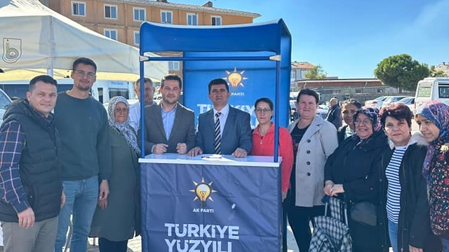 İpsala'da "Millet Konuşur Lider Dinler" sandığı kuruldu