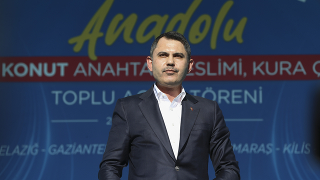Bakan Kurum "Yeniden Daha Güçlü Anadolu" 130 Bin Konut Anahtar Teslim Töreni'nde konuştu: