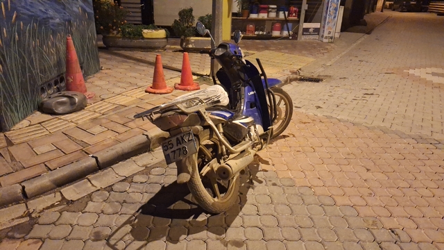 Samsun'da devrilen motosikletteki kişi hayatını kaybetti