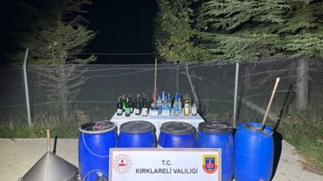 Kırklareli'nde uyuşturucu ve kaçak içki operasyonunda 9 şüpheli yakalandı