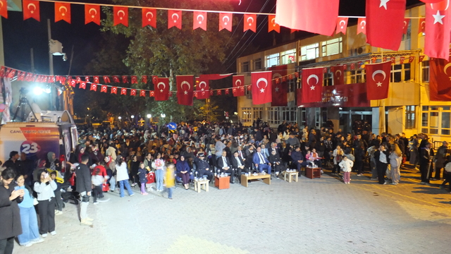 Keban'da Türkiye Cumhuriyeti'nin 101. yılı dolayısıyla etkinlik yapıldı