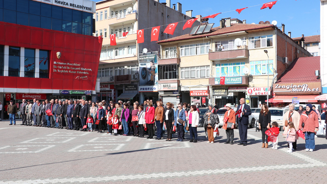 Havza'da CHP ve ADD'den Cumhuriyet'in 101. yılı etkinliği