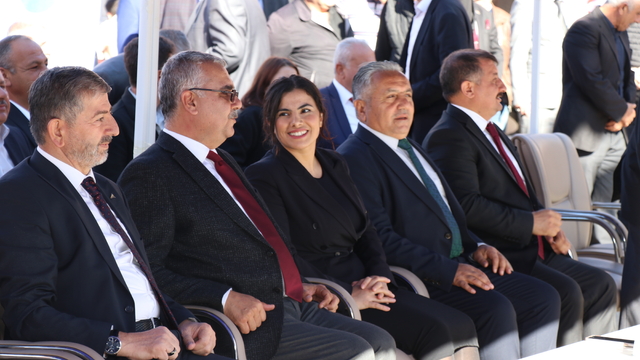 Boğazkale'de doğal gaz ilk ateş yakma töreni düzenlendi