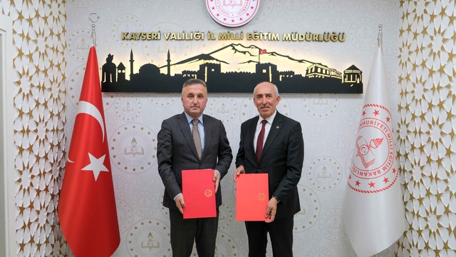 Kayseri'de mesleki eğitim iş birliği protokolü imzalandı
