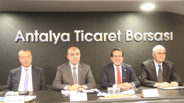 Antalya Ticaret Borsası Ekim Ayı Meclis Toplantısı yapıldı