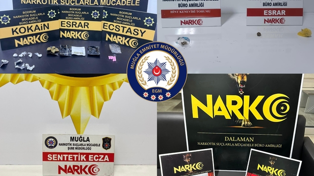 Muğla'da uyuşturucu operasyonunda yakalanan 2 zanlı tutuklandı