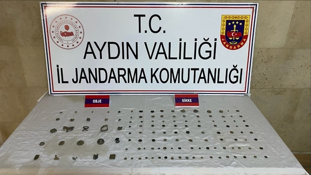 Germencik'te tarihi eser kaçakçılığı operasyonunda 2 şüpheli yakalandı