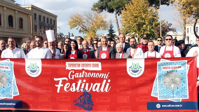 Edirne'de 'Topraktan Sofraya Edirne Gastronomi Festivali' başladı