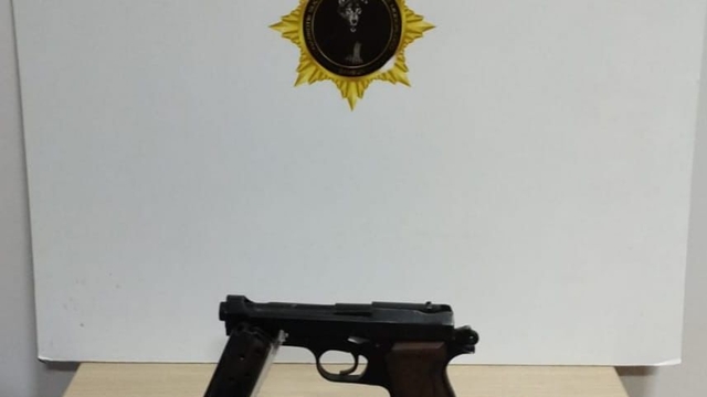 Samsun'da ruhsatsız tabanca ele geçirildi