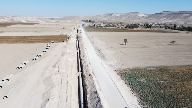 Eskişehir Yukarı Sakarya İlyaspaşa Sulamasında çalışmalar sürüyor